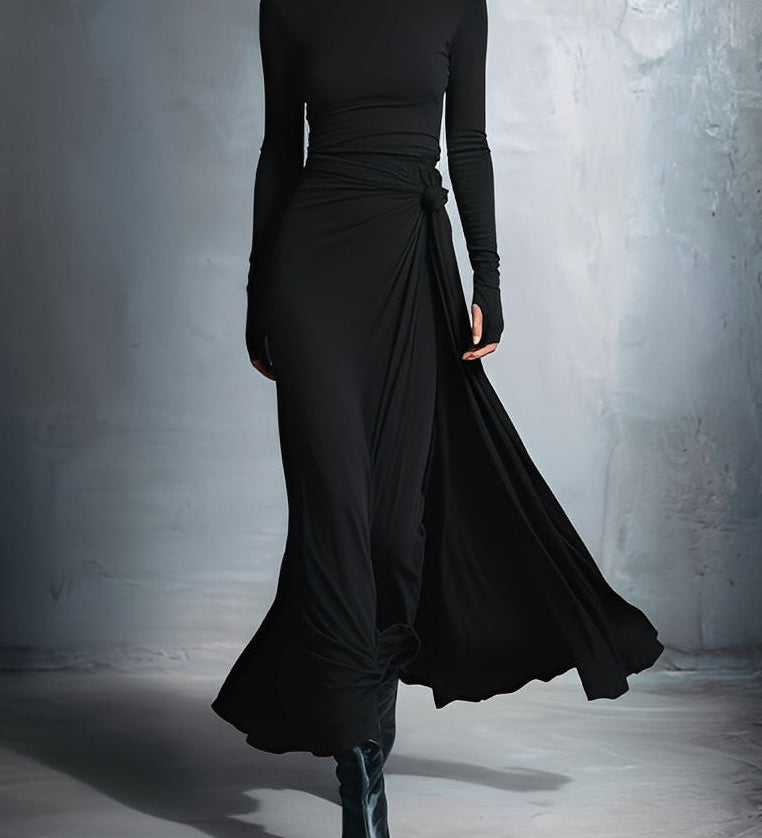 Stilus Noknek™ - Maxi ruha oldalsó csomóval